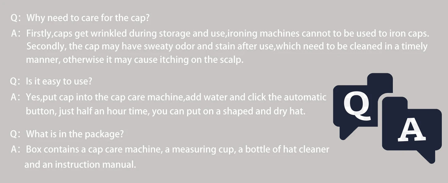 Hat Care Machine for Iron and Dry,Restore Misshapen Hat/Cap Natural Shape with Steam and Hot&Cold Wind Same day shipping to Mexi