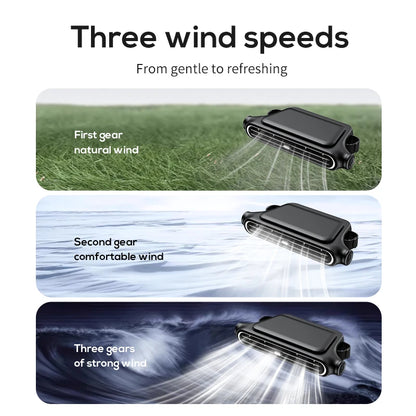 Car Cooling Fan Portable Car Seat Headrest Fan 3-speed Dual Turbo Strong Wind Electric Car Seat Fan for Mini Cars RVs Sedans ﻿