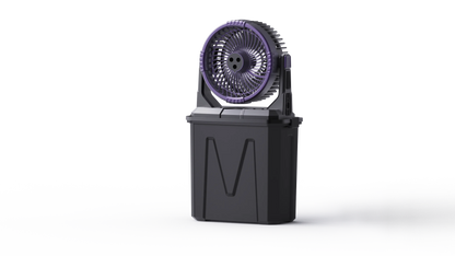 Portable Misting Fan -20000mAh USB Rechargeable Battery Powered Floor Cooling Fan With 9L Water Tank, Outdoor Spray Fan