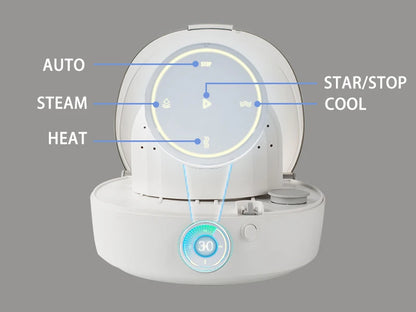 Hat Care Machine for Iron and Dry,Restore Misshapen Hat/Cap Natural Shape with Steam and Hot&Cold Wind Same day shipping to Mexi