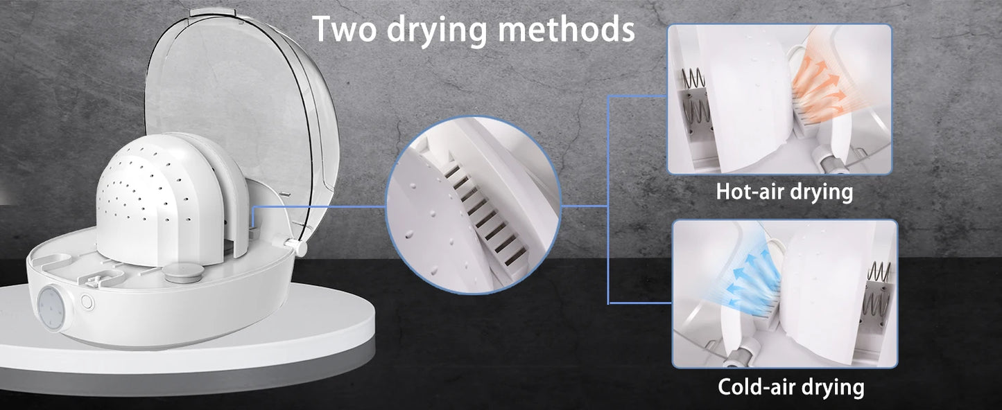 Hat Care Machine for Iron and Dry,Restore Misshapen Hat/Cap Natural Shape with Steam and Hot&Cold Wind Same day shipping to Mexi