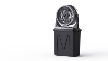 Portable Misting Fan -20000mAh USB Rechargeable Battery Powered Floor Cooling Fan With 9L Water Tank, Outdoor Spray Fan