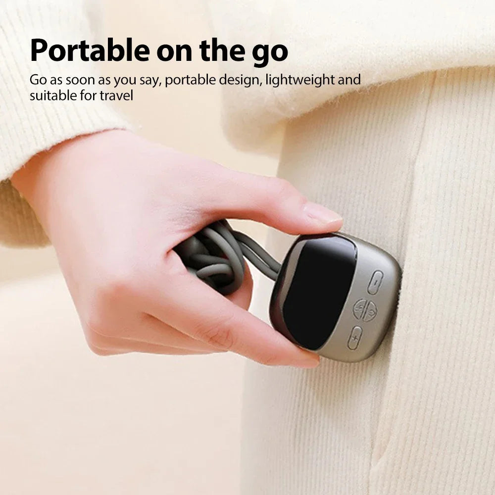 Smart Hanging Neck Massager EMS Muscle Massager Portable Hot Compress Neck and Cervical Spine Massager SPA Relaxation Treatment